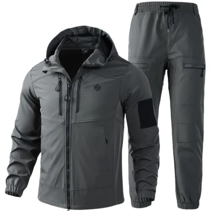 Outdoor stretch jacket suit