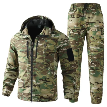 Outdoor stretch jacket suit
