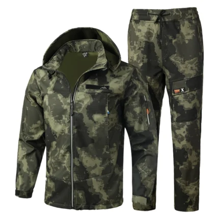 Outdoor thickened jacket detachable suit