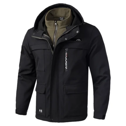 Outdoor thickened jacket detachable